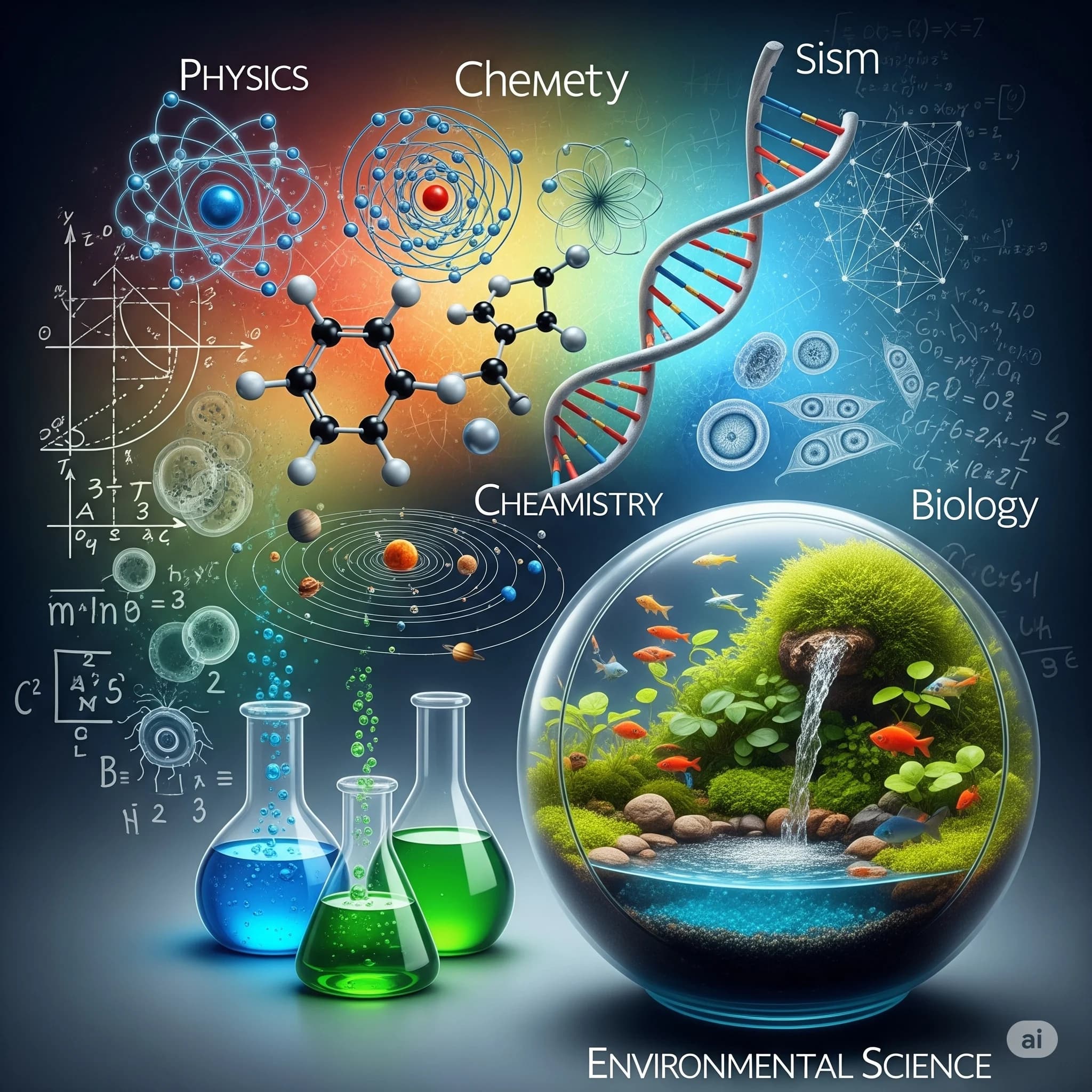 Background image representing Science